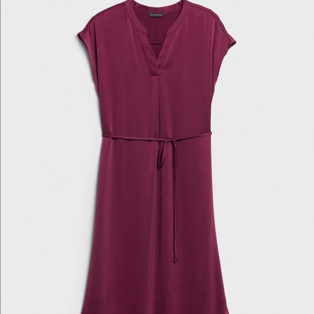 Banana Republic burgundy dress